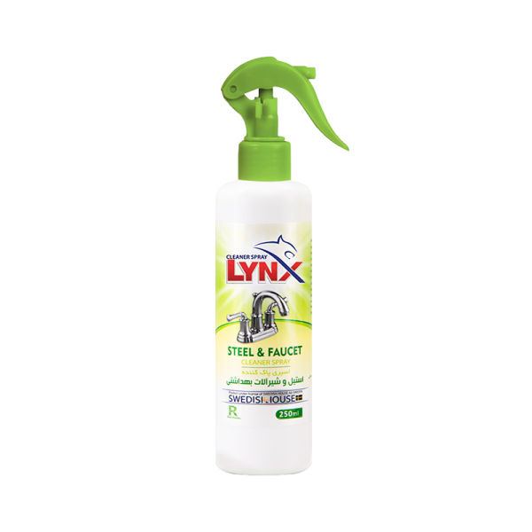 اسپری پاک کنندۀ استیل، سینک و شیرآلات لینکس LYNX