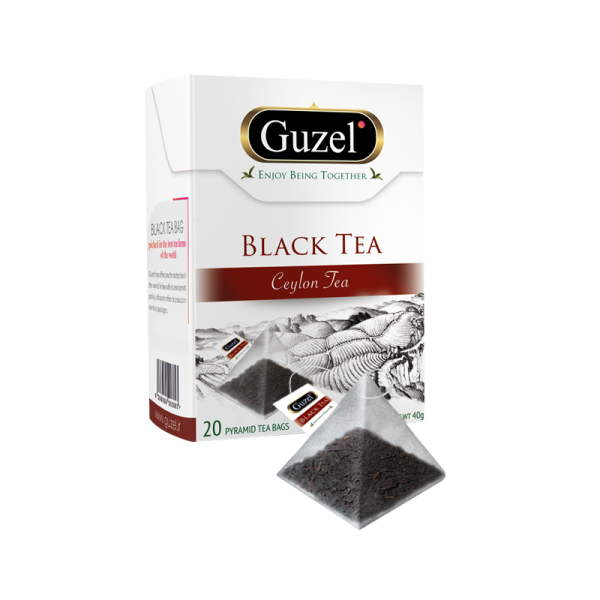 دمنوش مثلثی چای سیاه ساده 20 عددی گوزل Guzel